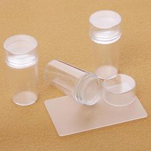 2016 New Clear color Nail Art Stamping Stamper Scraper Image Plate Transfer Manicure Tool Free Shipping Yo SY