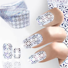 2016 New Design Nail Art Foil Stickers Transfer Decal Tips Manicure JQ165-180 unhas decoradas adesivo Free Shipping Yo SY