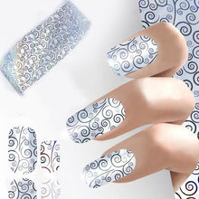 2016 New Design Nail Art Foil Stickers Transfer Decal Tips Manicure JQ165-180 unhas decoradas adesivo Free Shipping Yo SY