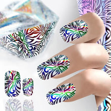 2016 New Design Nail Art Foil Stickers Transfer Decal Tips Manicure JQ165-180 unhas decoradas adesivo Free Shipping Yo SY