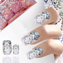 2016 New Design Nail Art Foil Stickers Transfer Decal Tips Manicure JQ165-180 unhas decoradas adesivo Free Shipping Yo SY