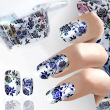 2016 New Design Nail Art Foil Stickers Transfer Decal Tips Manicure JQ165-180 unhas decoradas adesivo Free Shipping Yo SY