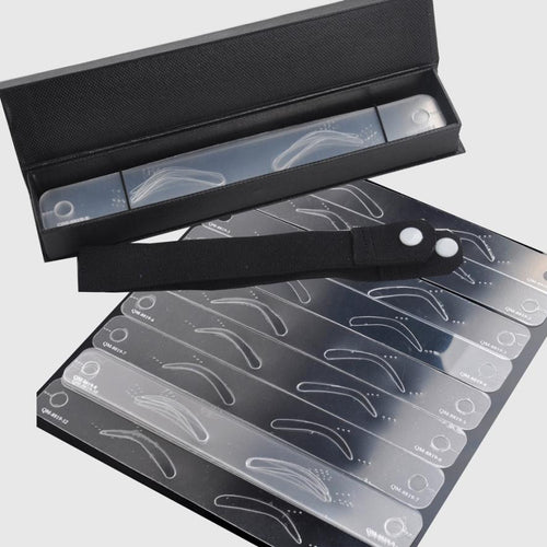 2016 New Designed easy tracing plastic Microblading Training Permanent Makeup Supplies Eyebrow Shaping Stencils Card Anne
