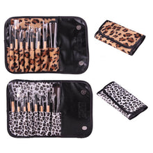 2016 New Top Fashion 8X Professional Makeup Pro Kits Brushes Leopard Cosmetics Brush Tool The longest brush 14cm Anne