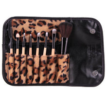 2016 New Top Fashion 8X Professional Makeup Pro Kits Brushes Leopard Cosmetics Brush Tool The longest brush 14cm Anne