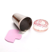 2016 New Top Fashion Big Clear Nail Art Stamping Stamper Scraper Image Plate Manicure Print Tool DIY unhas SY