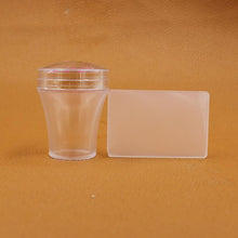 2016 New Top Fashion Clear color Big Clear Nail Art Stamping Stamper Scraper Image Plate Manicure Print Tool DIY ST47 unhas SY