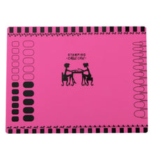 2016 New Top Fashion Silicone Workspace Stamping Plate Washable Mat Table Transfer Tools For Nail Art Anne