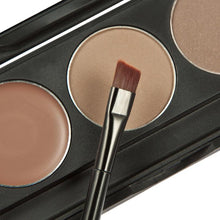 2016 New Women Makeup 3 Colors Eyebrow Powder Concealer Palette With Mirror Eyebrow Brush Natural Sponge Material Anne