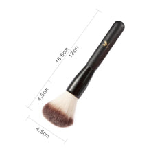 2016 New Women imports three-color nylon wool Cosmetic Makeup Blusher Curve Foundation Brush Anne