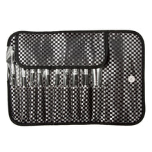 2016 Quality Guarantee 10pcs Grid Bag Cosmetic Makeup Brush Brushes Set Kit mutilcolor Anne