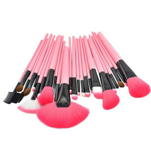 2016 Quality Guarantee 24X Professional Makeup Pro Kits Brushes Leopard Cosmetics Brush Tool The longest brush 14cm Anne