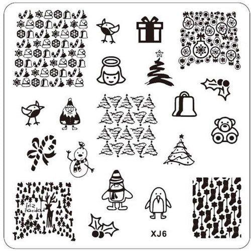 2016 Quality Guarantee Women Girl DIY Nail Art Image Stamp Stamping Plates Manicure Template XJ Series Anne