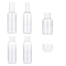 2016 new style 60ml/50ml/10ml 6pcs Set Empty Tubes Cosmetic Cream Travel Lotion Containters Packing Empty Bottle Anne