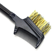 2016 new style Steel Eyebrow Eyelash Dual-Comb Extension Brush Metal Comb Cosmetic Makeup Tool Lash & brow Comb Anne