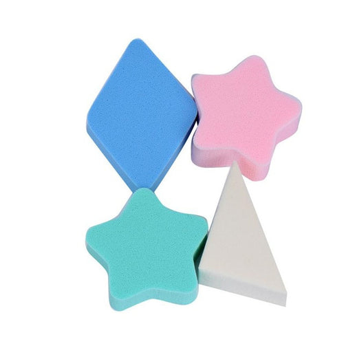 2017 HOT New Arrival 4PCS Makeup Sponge Blending Powder Smooth Puff Flawless Beauty powder sponge Anne