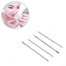 2017 HOT New Arrival 4pcs Blackhead Comedone Acne Blemish Remover Stainless Needles Remove Tool Unisex Gender Anne