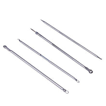 2017 HOT New Arrival 4pcs Blackhead Comedone Acne Blemish Remover Stainless Needles Remove Tool Unisex Gender Anne