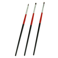 2017 HOT New Arrival as shown in the picture 3pcs/lot Red Soft and Professional Pen Nail Art Brushes Tool Set Anne