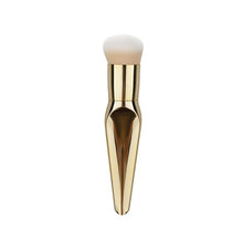 2017 Hot Sale 19*4*3cm Pro Cosmetic Makeup Face Powder Blusher Toothbrush Curve Foundation Brush Anne
