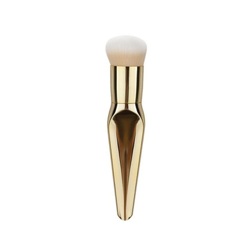 2017 Hot Sale 19*4*3cm Pro Cosmetic Makeup Face Powder Blusher Toothbrush Curve Foundation Brush Anne