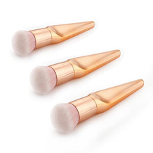 2017 Hot Sale 19*4*3cm Pro Cosmetic Makeup Face Powder Blusher Toothbrush Curve Foundation Brush Anne
