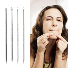 2017 Hot Sale 4 Pc Pimple Blemish Comedone Acne Extractor Tool Blackhead Remover Needles high quality Anne
