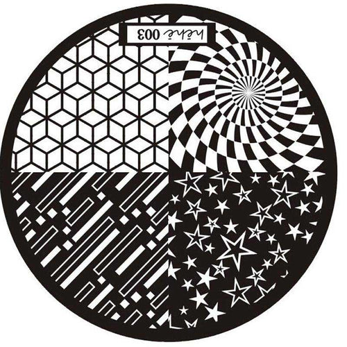2017 Hot Sale Pattern Nail Art Image Stamp Stamping Plates Manicure Template 003 Wholesale Price Anne