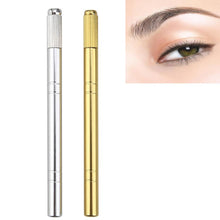 2017 Hot Sale Stainless Steel New Microblading Pen Tattoo Machine Permanent Makeup Eyebrow Tattoo Manual Pen Anne