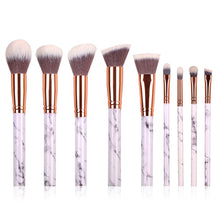 2017 Most Popular 10 pcs Cosmetic Makeup Brush Blusher Eye Shadow Brushes Set Kit pinceis de maquiagem profissional Anne