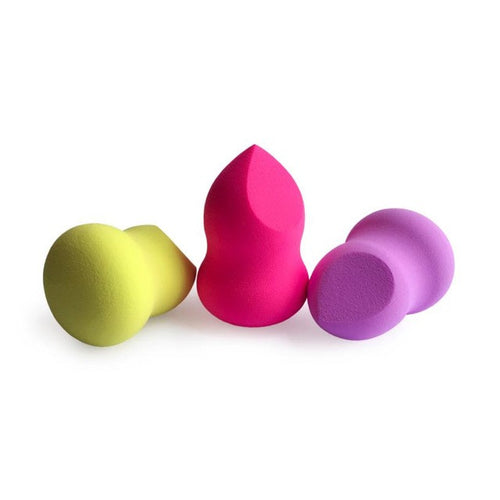 2017 Most Popular 3PC Makeup Foundation Blending Sponge Puff Flawless Smooth Powder maquiagem esponja de silicone Anne