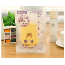 2017 Most Popular Compressed Natural Facial Sponge Puff Face Wash Cleaning Sponge Practical Soft sponge puff Anne
