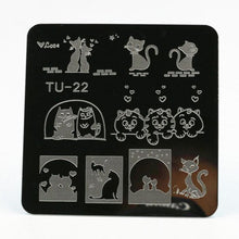 2017 New Arrival Nail polish Stamping tool DIY Nail Art Image Stamp Stamping Plates Manicure Template timbri Anne