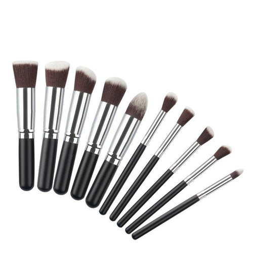 2017 New Arrivals 10PCS/1Set Cosmetic Makeup Brush Brushes Set Foundation Powder Eyeshadow eyeshadow Anne