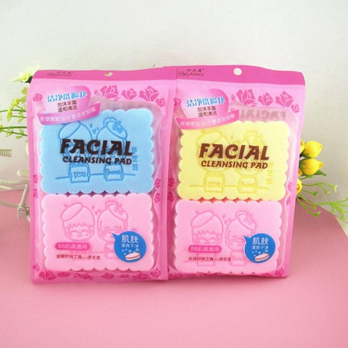 2017 New Arrivals Compressed Natural Facial Sponge Puff Face Wash Cleaning Sponge Practical Soft sponge Anne