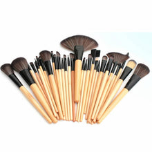 2017 New Men and Women 32pcs Professional Soft Cosmetic Eyebrow Shadow Makeup Brush Set Kit+Pouch Bag Anne