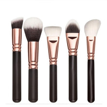 2017 New Top Fashion 15 PCS Pro Makeup Brushes Set Cosmetic Complete Eye Kit + Case makeup brushes professional Anne
