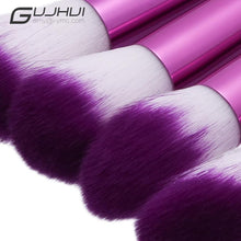 2017 Quality Guarantee 10PCS Make Up Foundation Eyebrow Eyeliner Blush Cosmetic Concealer Brushes pinceis de maquiagem Anne