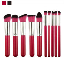 2017 Quality Guarantee 10pcs Makeup Brushes Set Powder Foundation Eyeshadow Tool mutilcolor maquillaje Anne