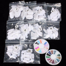 2017 Quality Guarantee 21 in 1 Professional Acrylic Glitter Color Powder French Nail Art Deco Tips Set Anne