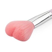 2017 Quality Guarantee Nylon hair 1 PC Cosmetic Makeup Face Powder Blusher Foundation Heart Shape Brush Anne