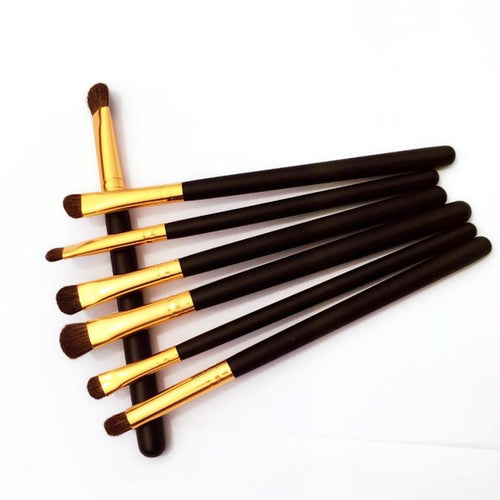 2017 new style Nylon hair material 7PCS Cosmetic Makeup Brush Lip Makeup Brush Eyeshadow Brush 2017 Anne