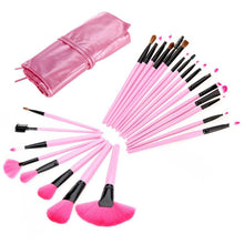 2017 new style Super High Quality Sponge Puff + 24 PCS Cosmetic makeup brushes Professional Makeup Anne