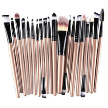 20Pcs Rose gold Makeup Brushes Set Pro Powder Blush Foundation Eyeshadow Eyeliner Lip Cosmetic Brush Beauty Make up Brushes Tool