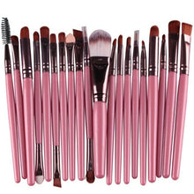 20Pcs Rose gold Makeup Brushes Set Pro Powder Blush Foundation Eyeshadow Eyeliner Lip Cosmetic Brush Beauty Make up Brushes Tool