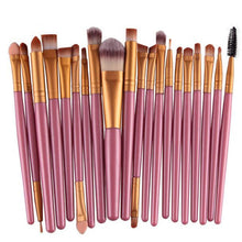 20Pcs Rose gold Makeup Brushes Set Pro Powder Blush Foundation Eyeshadow Eyeliner Lip Cosmetic Brush Beauty Make up Brushes Tool