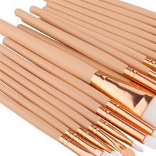 20pcs Rose gold Makeup Brushes Sets Professional Eyshadow Eyebrow Eyeliner Blush hair Cosmetic Concealer Foundation brushes Tool