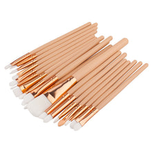 20pcs Rose gold Makeup Brushes Sets Professional Eyshadow Eyebrow Eyeliner Blush hair Cosmetic Concealer Foundation brushes Tool