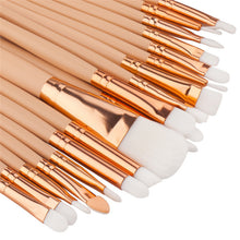 20pcs Rose gold Makeup Brushes Sets Professional Eyshadow Eyebrow Eyeliner Blush hair Cosmetic Concealer Foundation brushes Tool