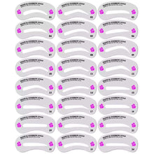 24 Styles Eyebrow Shaping Stencils Grooming Kit Makeup Shaper Set Template Beauty Tool Makeup Drawing Blacken Eyebrow Template